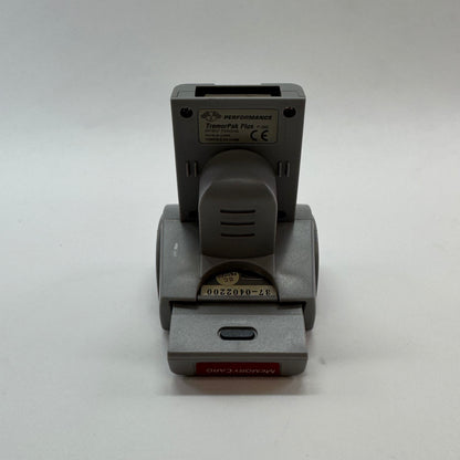 Untested Nintendo 64 Jumper Pak (NUS-008)+TremorPakPlus/Memory Card (P-385/P-302) Black/Gray