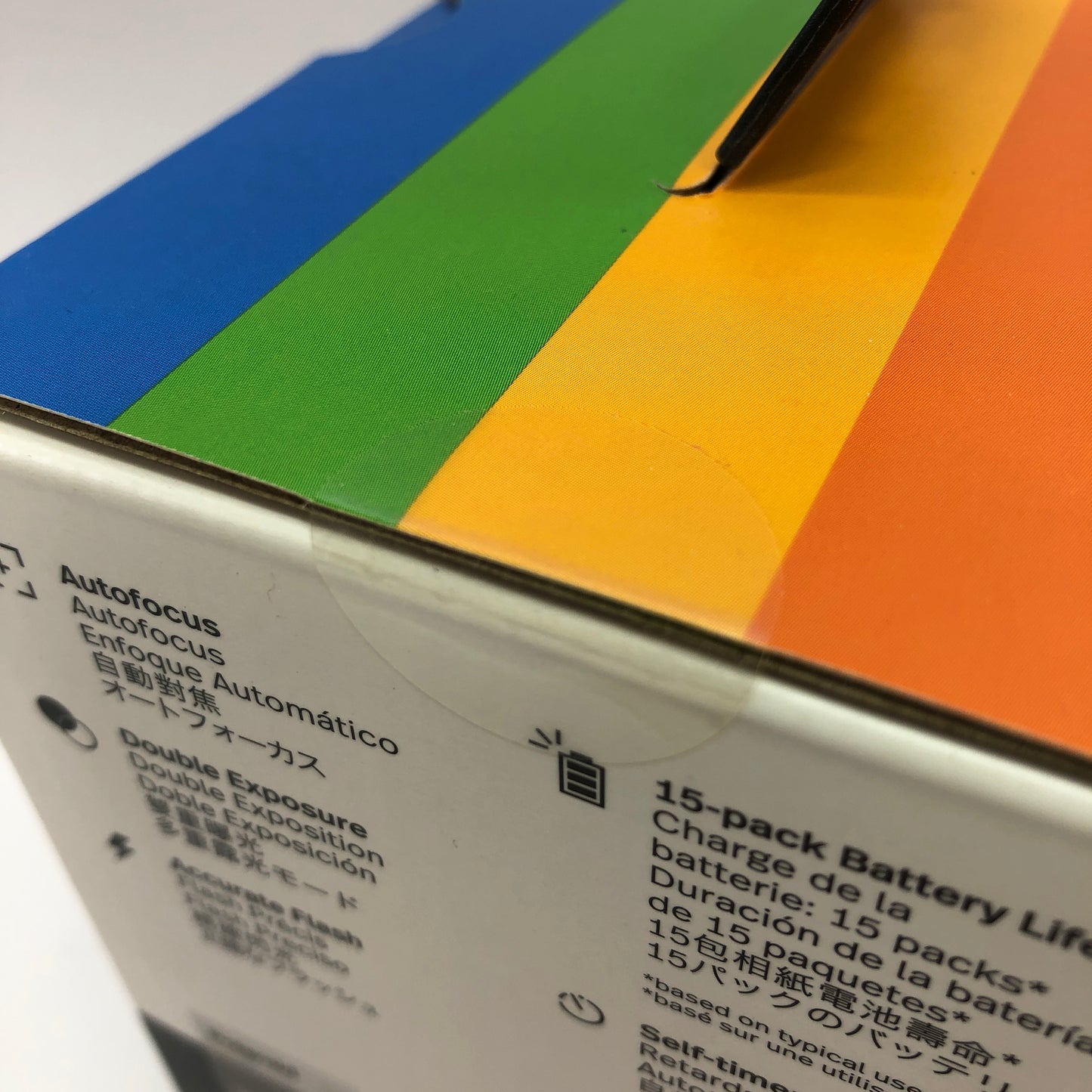 New Polaroid Now Black Autofocus i-Type Instant Camera PRD009028 With Extra Film