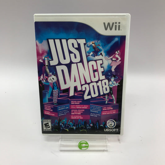 Just Dance 2018 (Nintendo Wii, 2017) No Manual