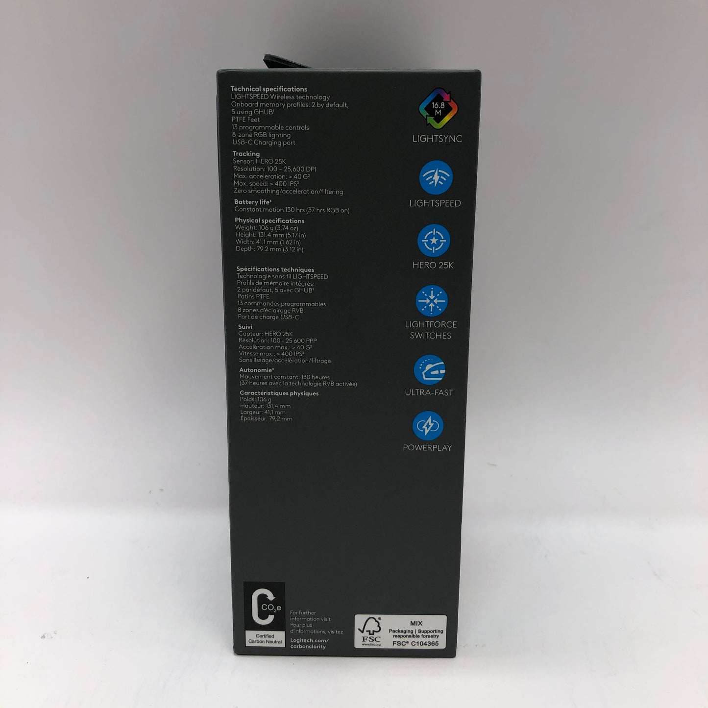 New Logitech G502X Plus LIGHTSPEED Wireless RGB Gaming Mouse Sealed