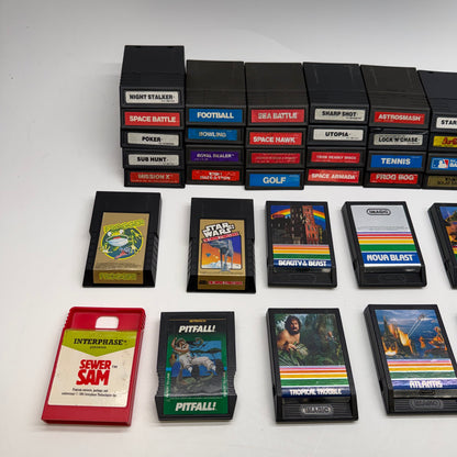 Lot of 35 Intellivision Games and Manuals Read Description