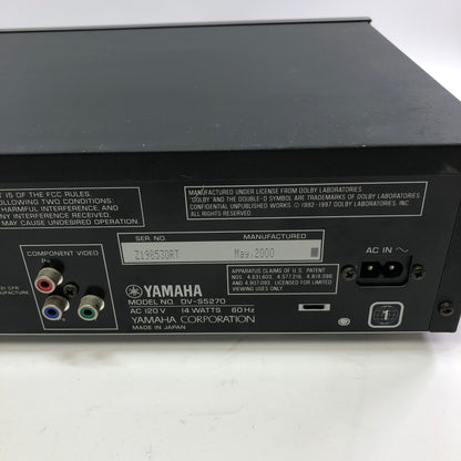 Yamaha DV-S5270 Natural Sound DVD/ Video CD/ CD Player w/ Remote