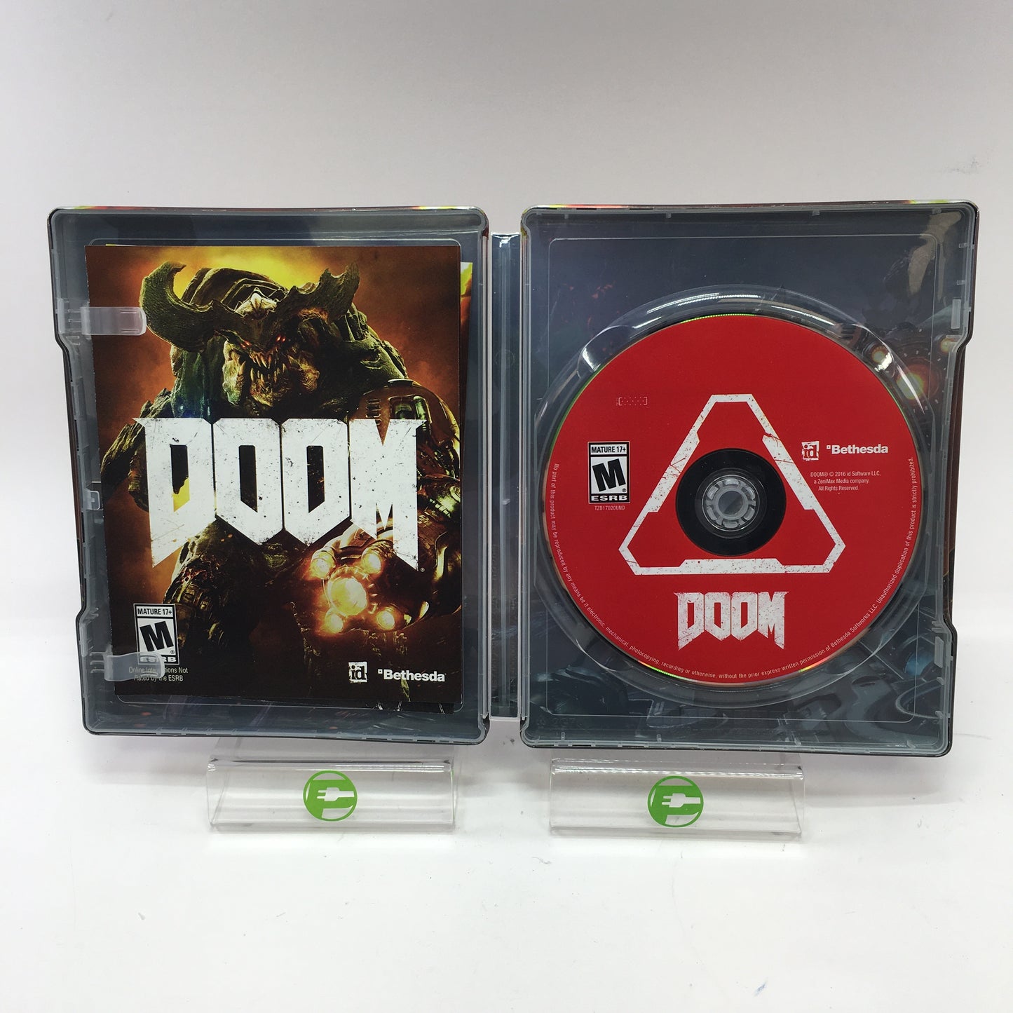 Doom [Collector's Edition] (PC, 2016) Revenant Statue, Box, Game, No Cards