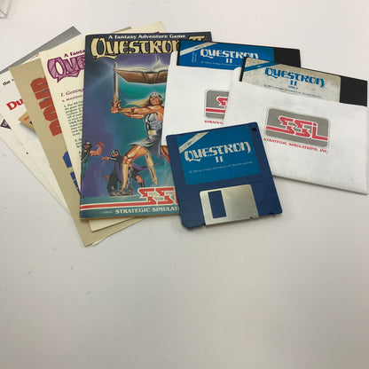 Questron II (PC, 1988) Complete in Original Box w All Inserts