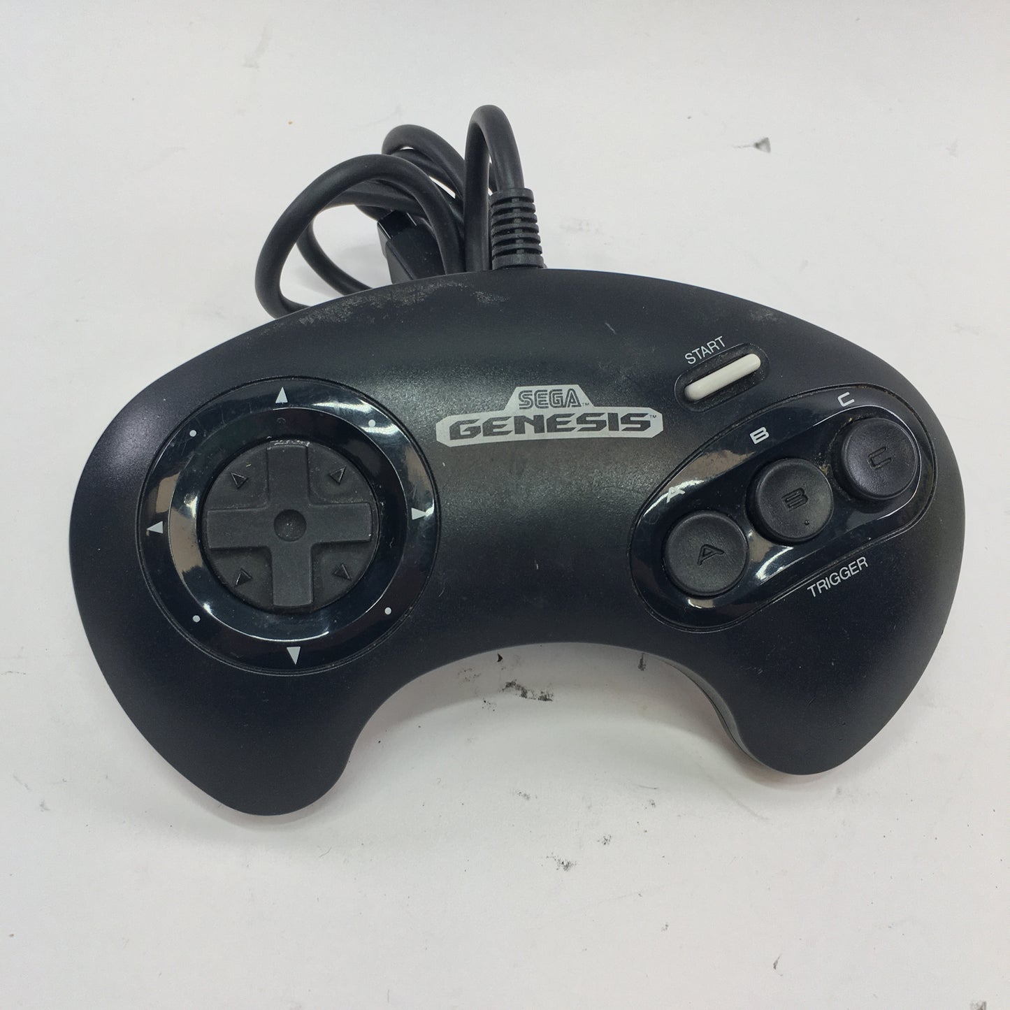 Sega Genesis Video Game Console Black MK-1631 w Controller and 3 Games