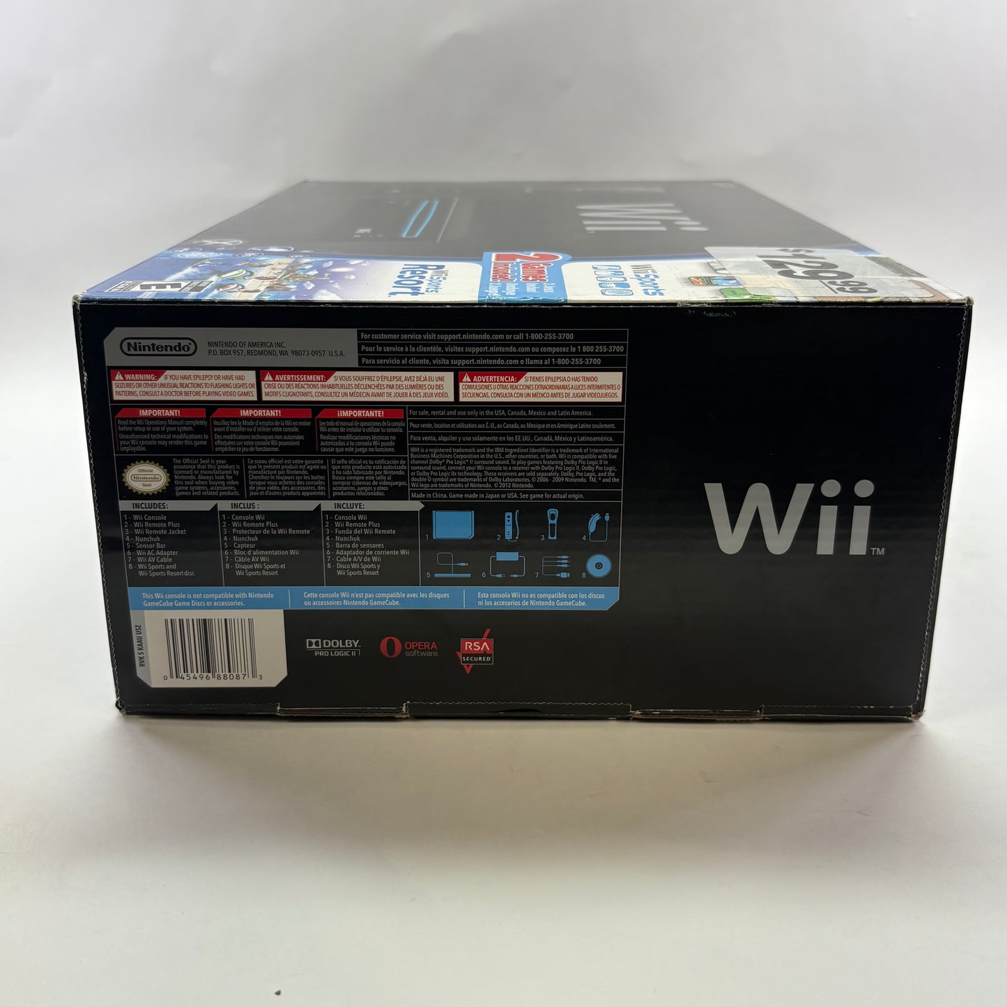 Nintendo Wii Console Gaming System RVL-001 Black
