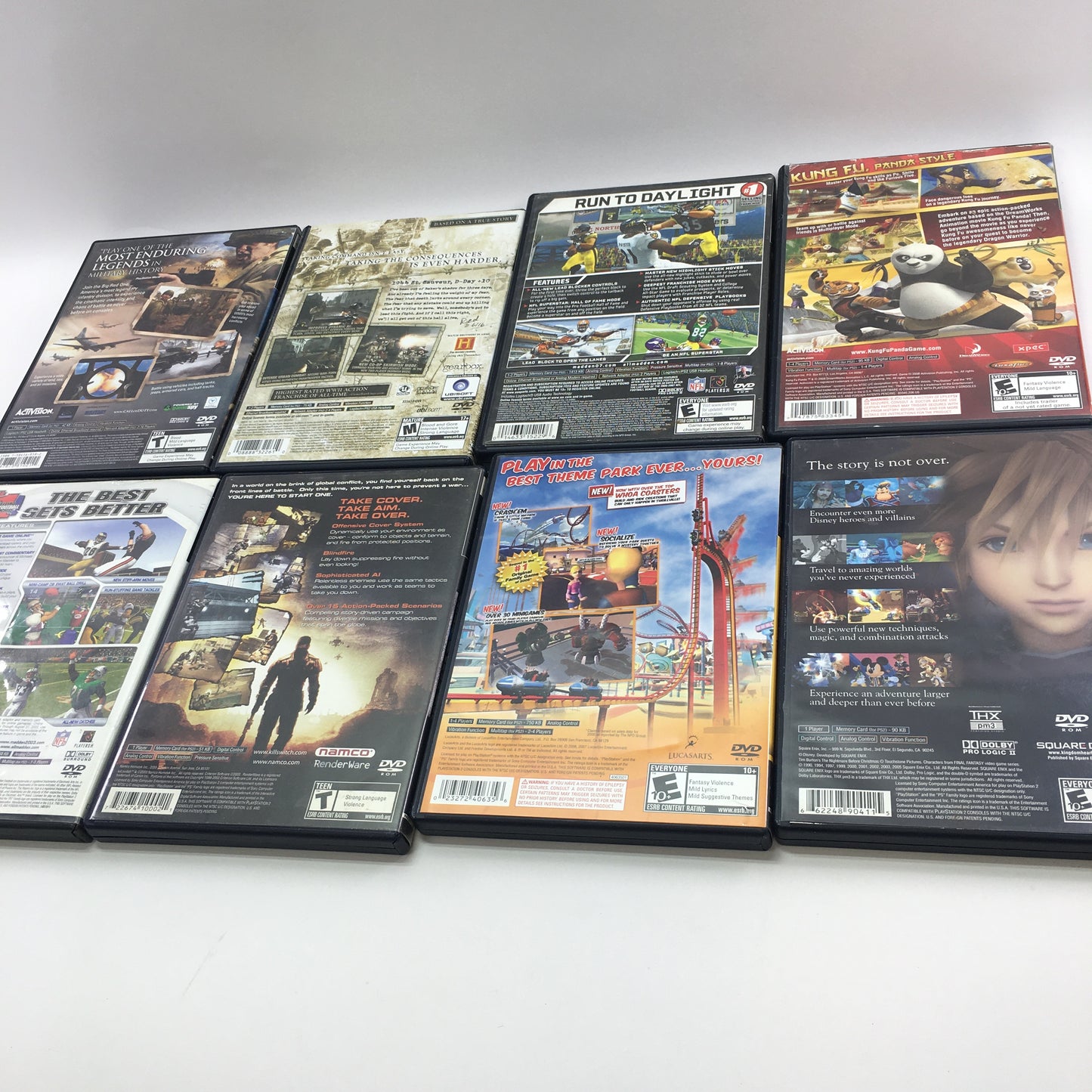 Lot of 79 Sony PlayStation 2 PS2 Games [Call of Duty, Kingdom Hearts and More]