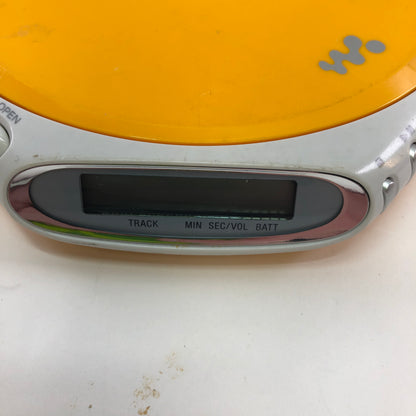 Sony D-EJ360 CD Walkman Yellow PSYC Tested and Working G-Protection