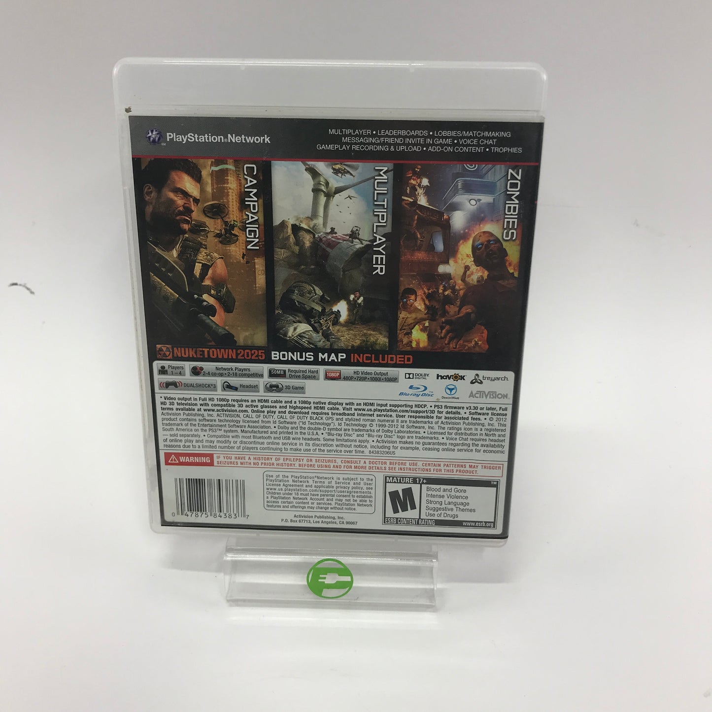 Call of Duty Black Ops Collection [I & II] Sony PlayStation 3 PS3 Games