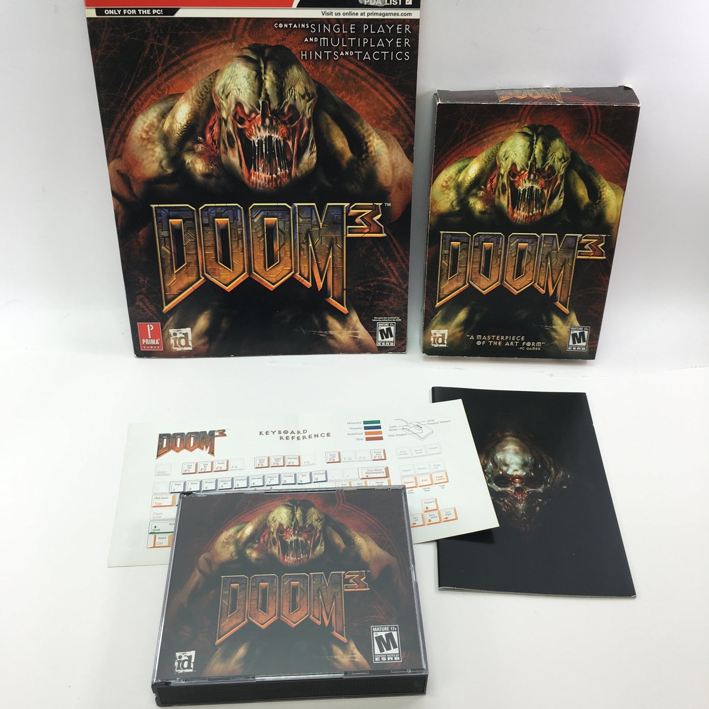 Doom III (PC, 2004) Complete in Box, CIB w/ Prima Official Strategy Guide