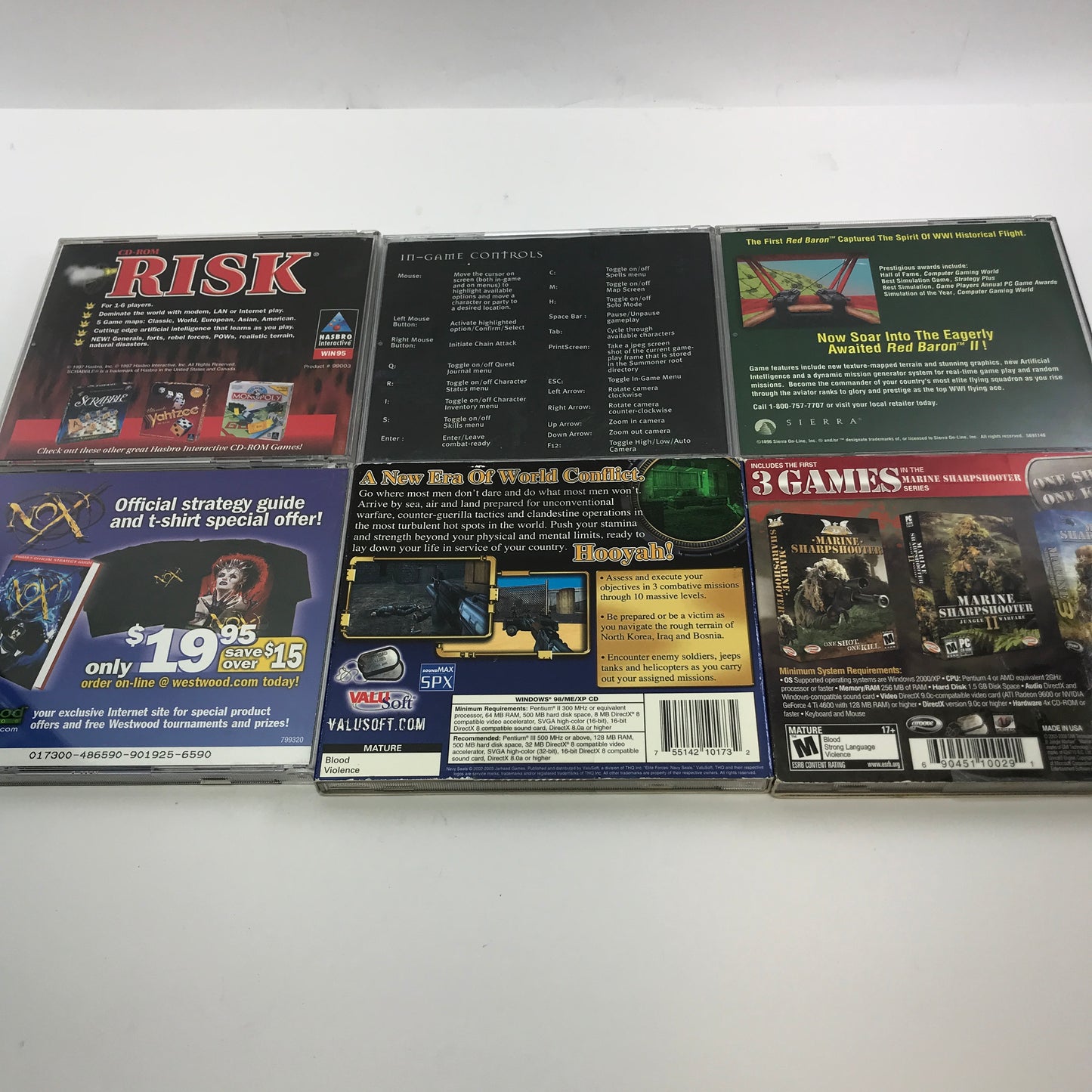 Lot of 50 PC Games [Age of Empires III, Max Payne 2, Agatha Christie and More]