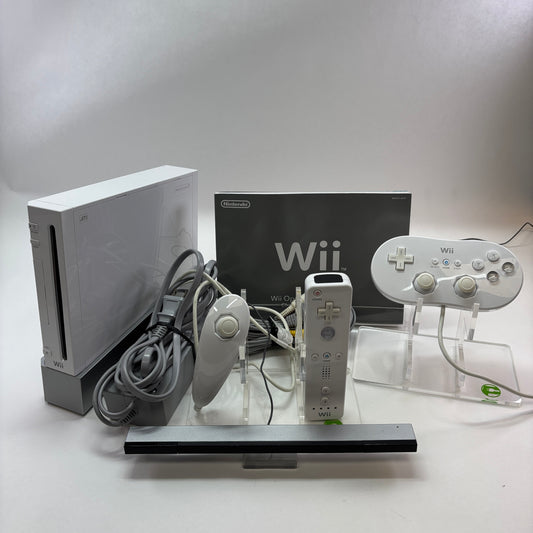 Nintendo Wii Video Game Console RVL-001 White