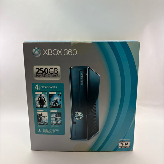 Microsoft Xbox 360 S 250GB Console Gaming System Black 1439