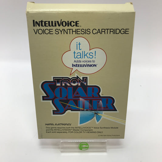 Tron Solar Sailer (Mattel Intellivision, 1981) w/ Original Box, No Manual