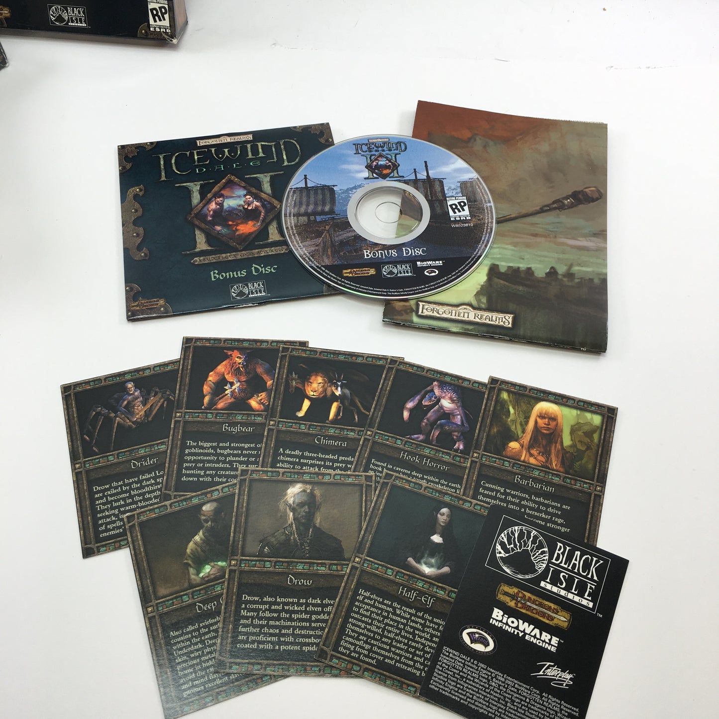 Icewind Dale II and Adventure Pack w Trading Cards and Bonus Disc for PC