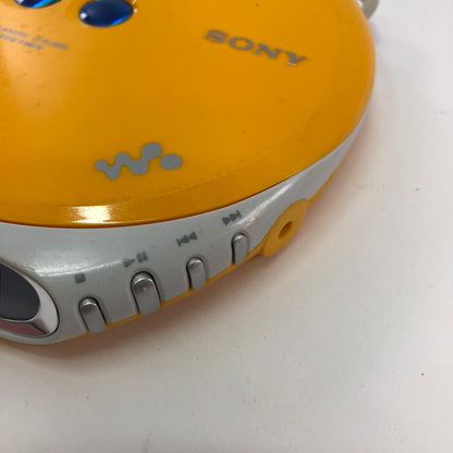 Sony D-EJ360 CD Walkman Yellow PSYC Tested and Working G-Protection