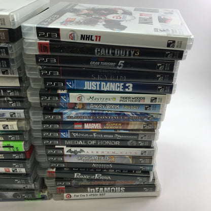 Lot of 57 Sony PlayStation 3 PS3 Games [Call of Duty, Grand Theft Auto and More]
