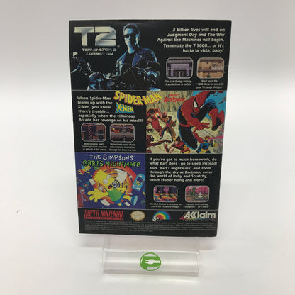 Spider-Man X-Men Arcade's Revenge (Super Nintendo SNES, 1992) Tested Works