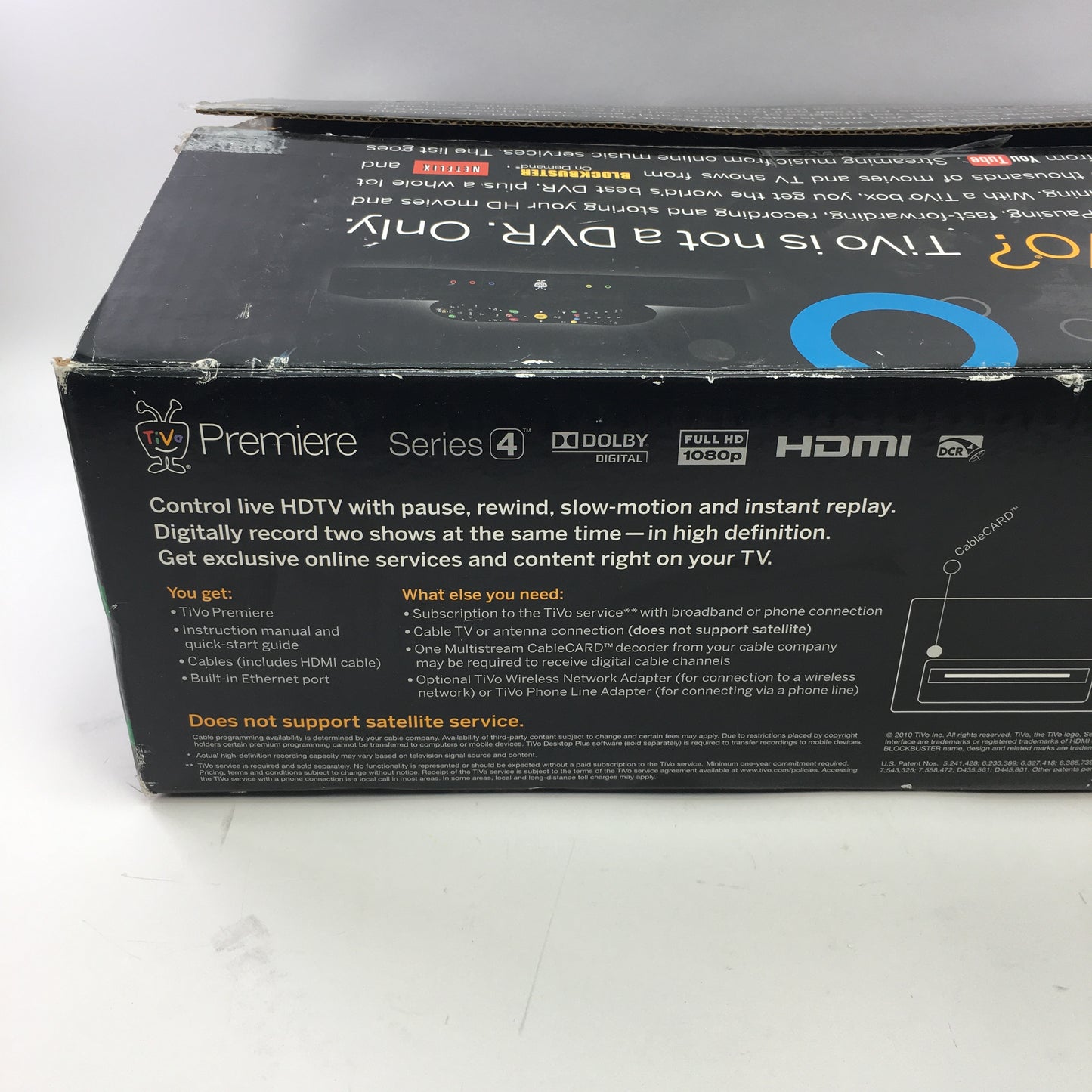TiVo TCD746320 TV Premiere Digital Video Recorder w/ Extras and Original Box