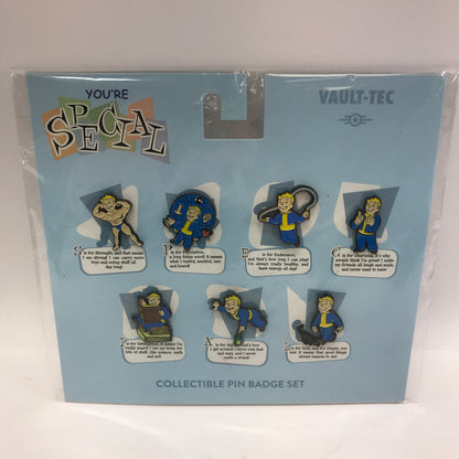 New You're S.P.E.C.I.A.L Fallout Collectable Pin Badge Set
