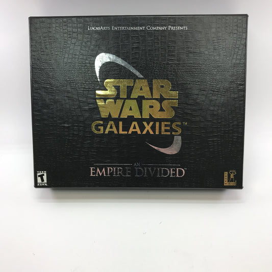 Star Wars Galaxies: An Empire Divided [Collector's Edition] (PC, 2003) CIB