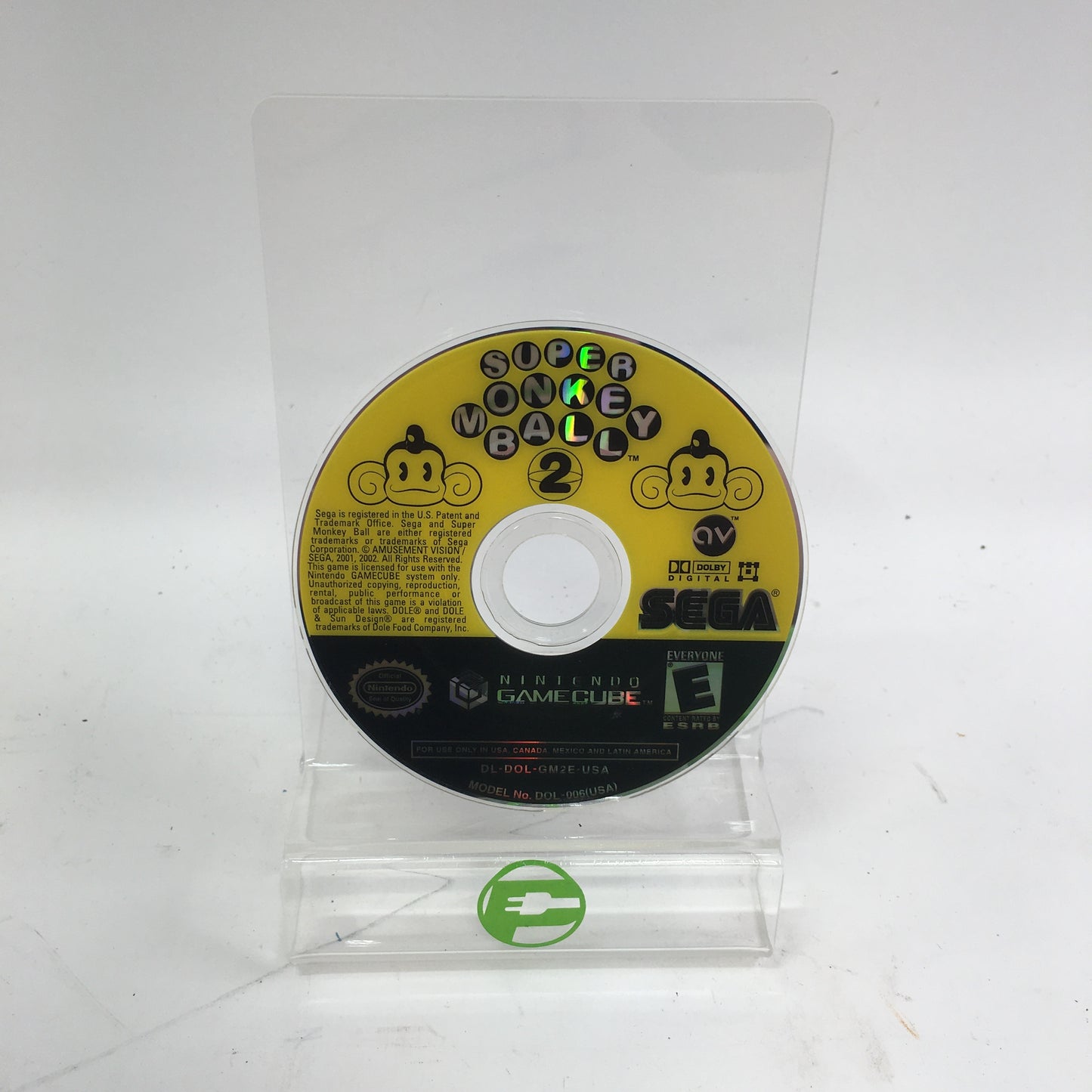 Super Monkey Ball 2 (Nintendo GameCube, 2002) Disc Only