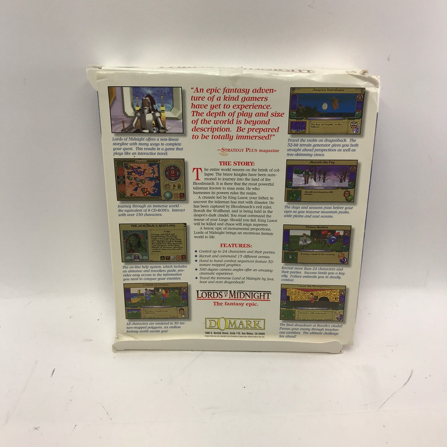 The Lords Of Midnight (PC, 1995) Spectrum Holobyte Sealed Game Disc