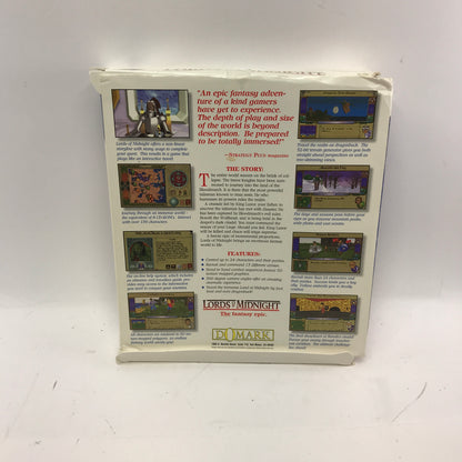The Lords Of Midnight (PC, 1995) Spectrum Holobyte Sealed Game Disc