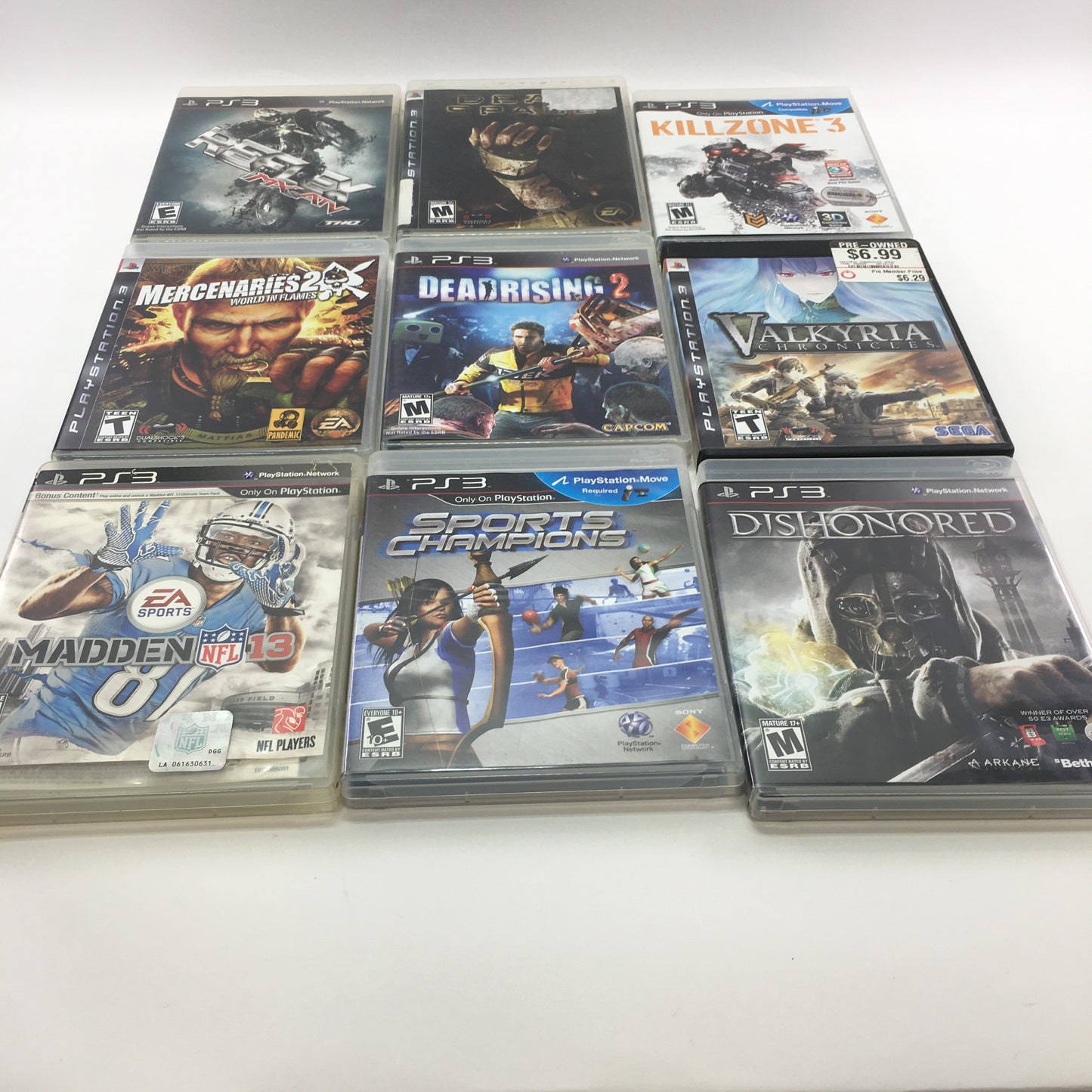 Lot of 57 Sony PlayStation 3 PS3 Games [Call of Duty, Grand Theft Auto and More]
