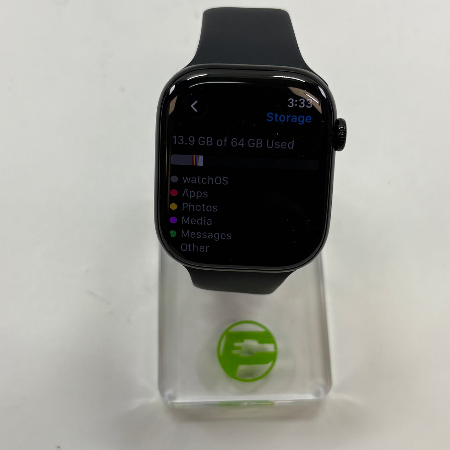 Unlocked Apple Watch Series 11 46MM Jet Black Aluminum Black SportBand MFC24LW/A