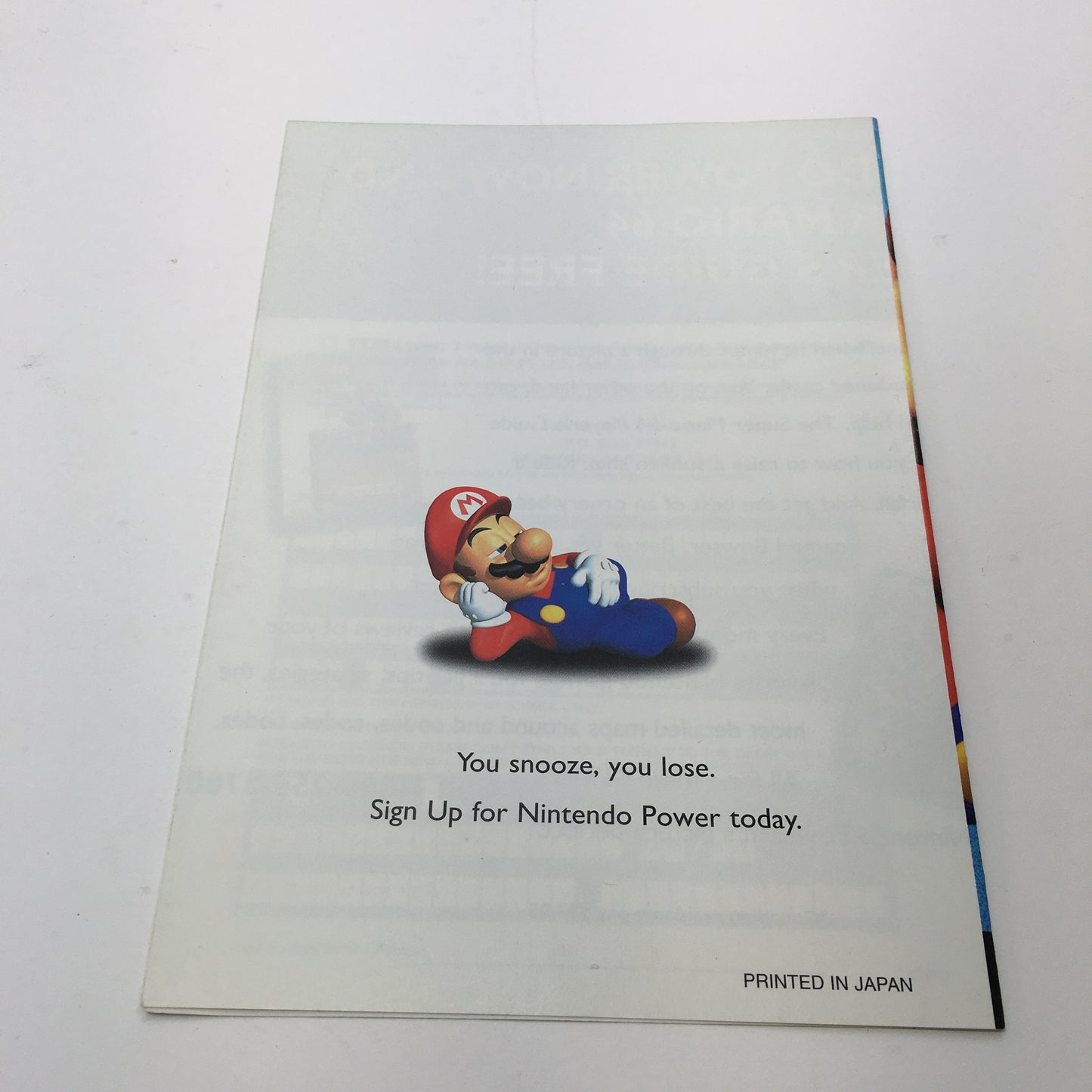 Super Mario 64 (Nintendo 64 N64, 1996)