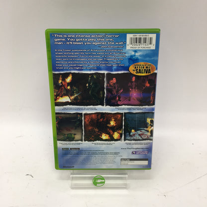 The Thing(Microsoft Xbox 2002)Complete in Box w Manual and Registration Card CIB