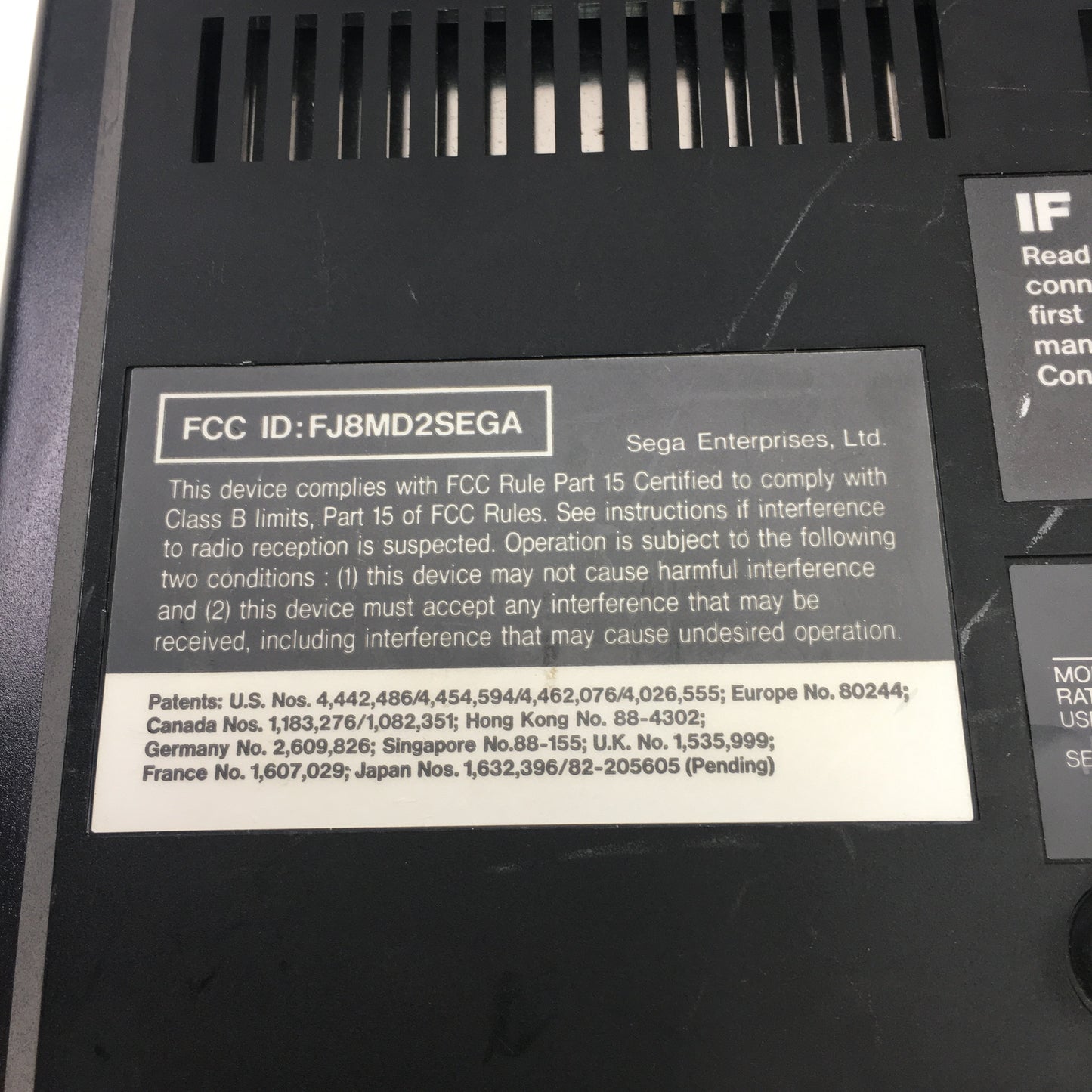 Sega Genesis Video Game Console Black MK-1631 w Controller and 3 Games