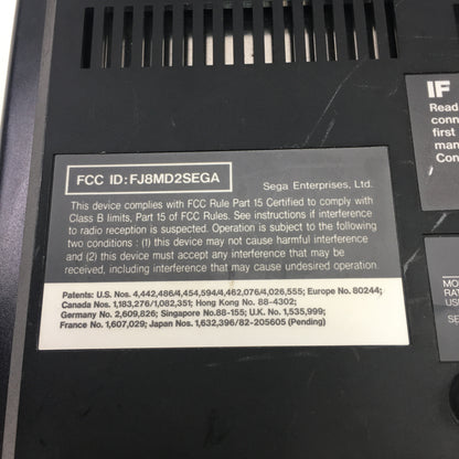 Sega Genesis Video Game Console Black MK-1631 w Controller and 3 Games