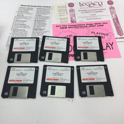 The Legacy: Realm of Terror (PC, 1991) Complete in Original Box