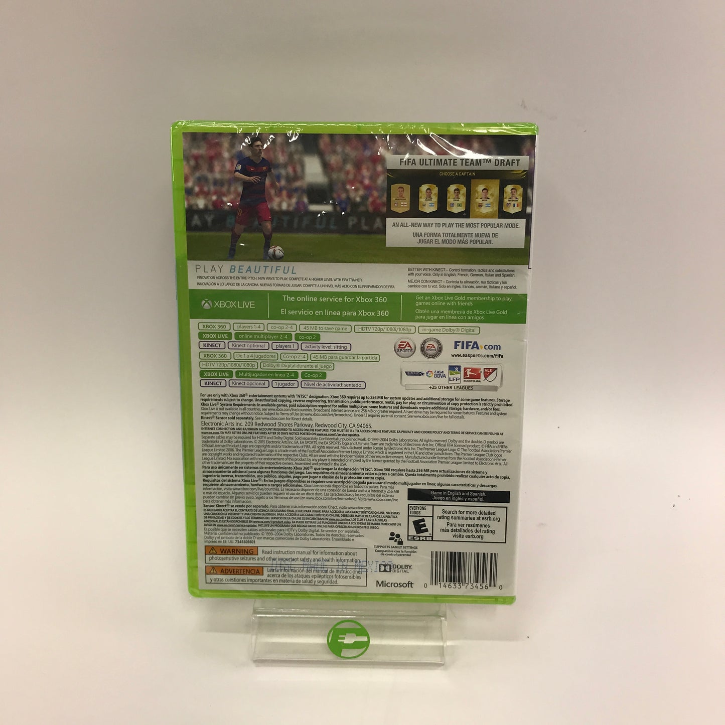 New FIFA 16 (Microsoft Xbox 360, 2015) Factory Sealed