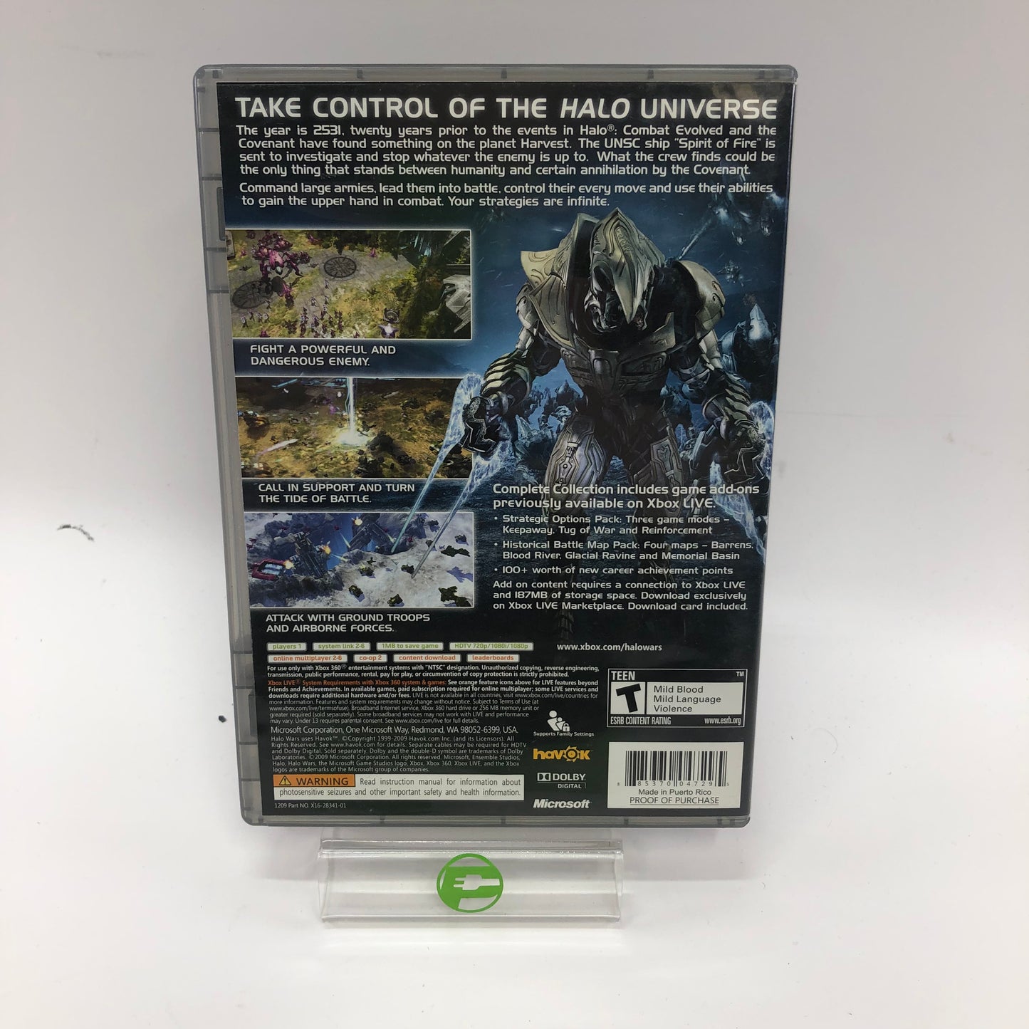 Halo Collection [Halo 3 CIB w Poster, 4, Reach, Wars] Microsoft Xbox 360 Games