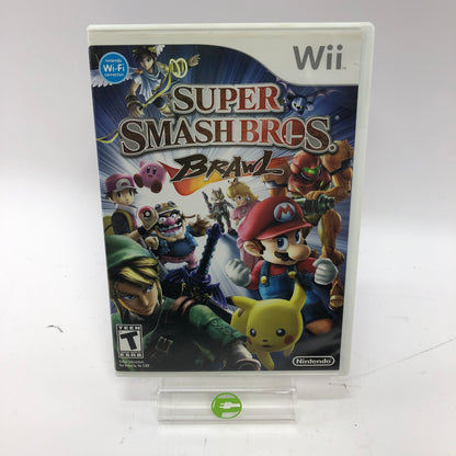 Super Smash Bros. Brawl (Nintendo Wii, 2008) Complete w Manual, No Inserts