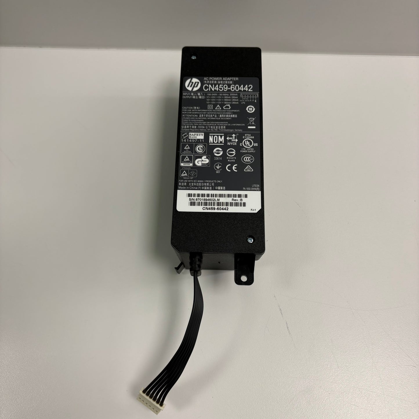 HP CN459-60442 Power Supply For HP PageWide Pro MFP 477 X451 X451DW X476DW