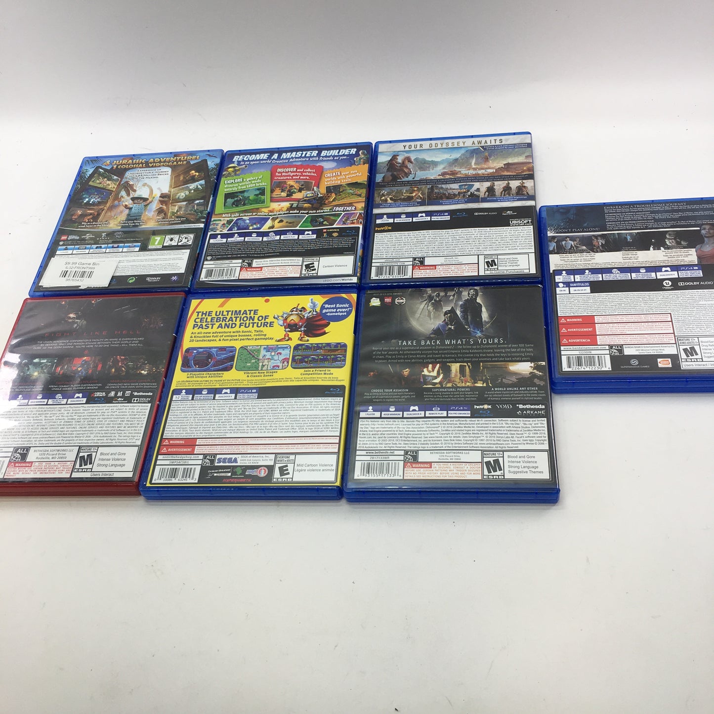 50 Sony PlayStation 4 PS4 Games [Call of Duty, Wolfenstein, Far Cry, and More]