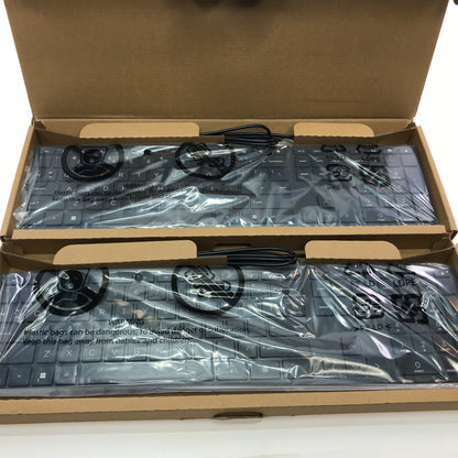 New HP Halley USB Keyboard DIB US HSA-P010K Lot of 4 HP USB Keyboard