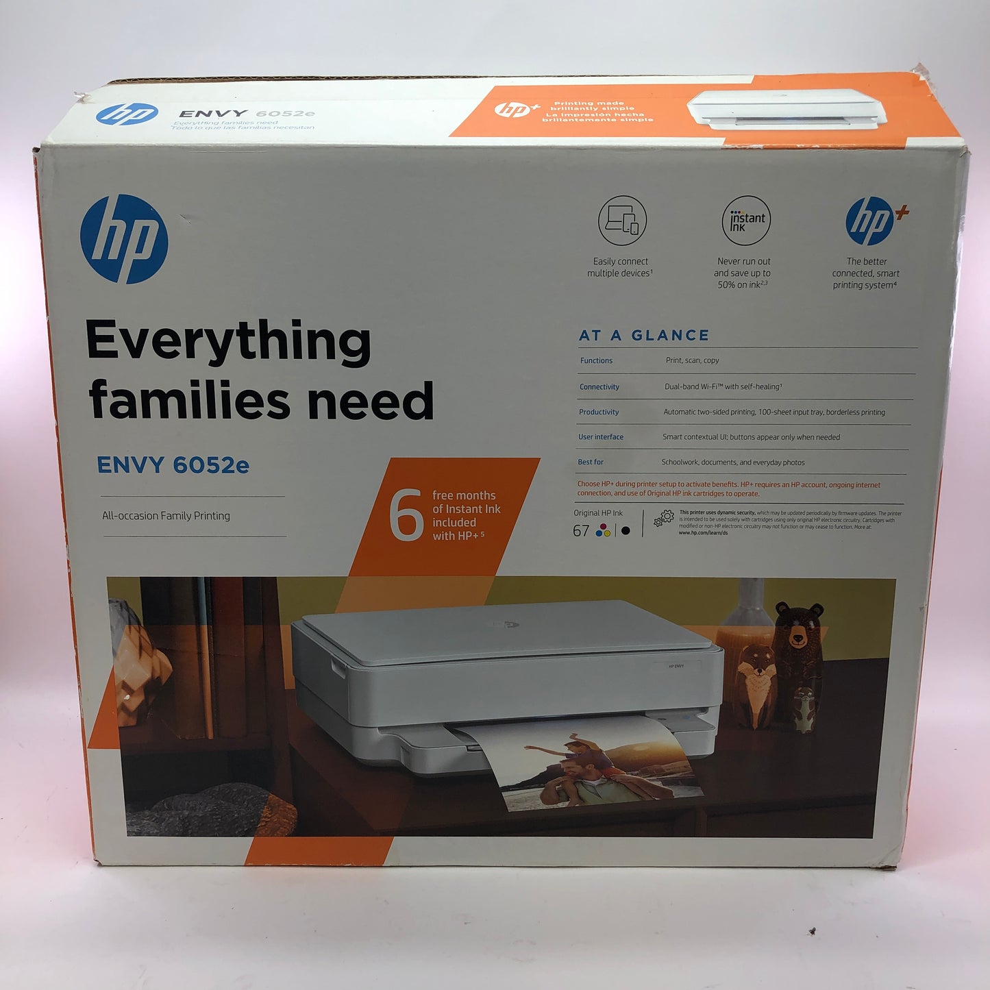 HP Envy 6052e All-In-One Wireless Printer In Original Packaging