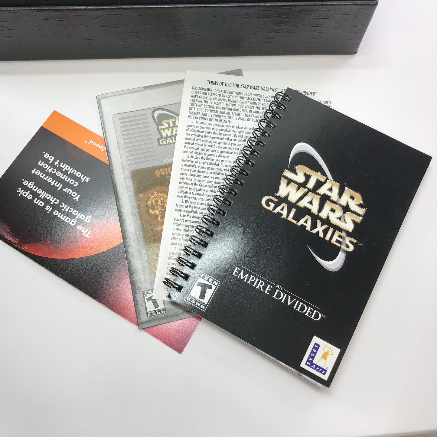 Star Wars Galaxies: An Empire Divided [Collector's Edition] (PC, 2003) CIB