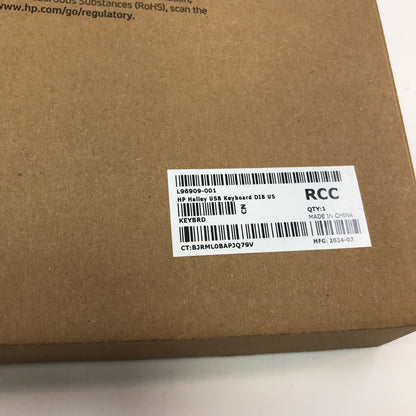 New HP Halley USB Keyboard DIB US HSA-P010K Lot of 4 HP USB Keyboard