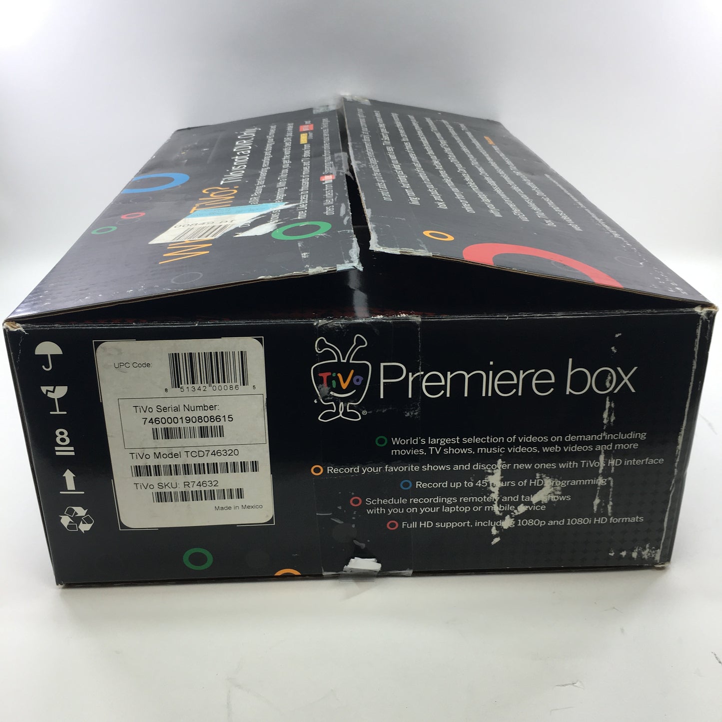 TiVo TCD746320 TV Premiere Digital Video Recorder w/ Extras and Original Box