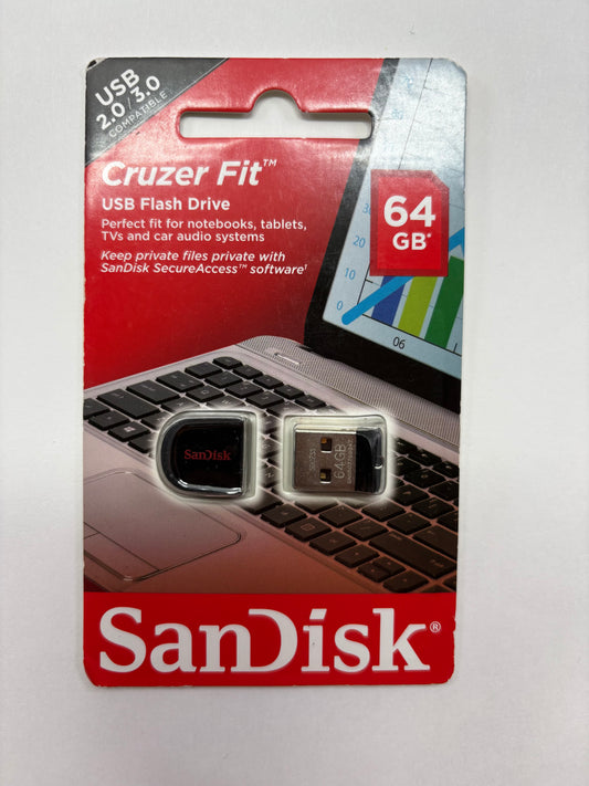 New SanDisk Assorted USB Drives & SDHC Cards