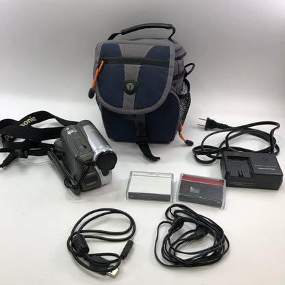Panasonic Handycam Camcorder PV-GS31 w Carrying Case and Two Blank Cassettes