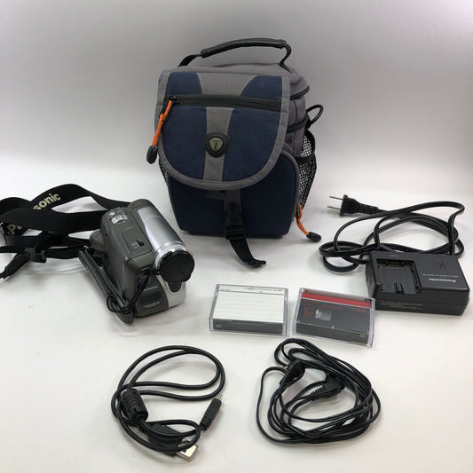 Panasonic Handycam Camcorder PV-GS31 w Carrying Case and Two Blank Cassettes