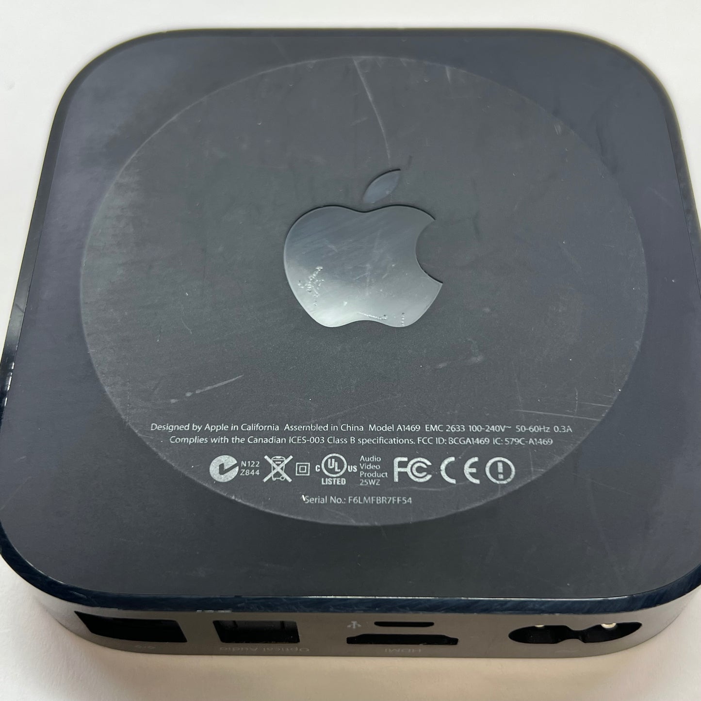 Apple TV 3rd Gen A1469 8GB Digital HD Media Streamer  WiFi + Ethernet