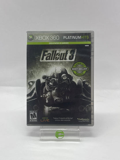 Fallout 3 (Microsoft Xbox 360, 2008, Platinum Hits)